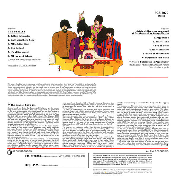 THE BEATLES : YELLOW SUBMARINE LP 180G