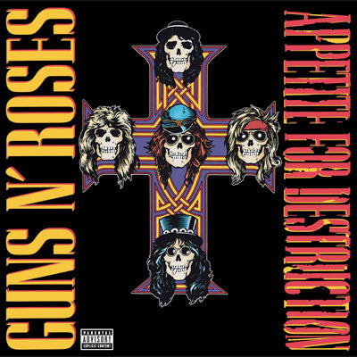 GUNS N ROSES : APPETITE FOR DESTRUCTION LP 180G