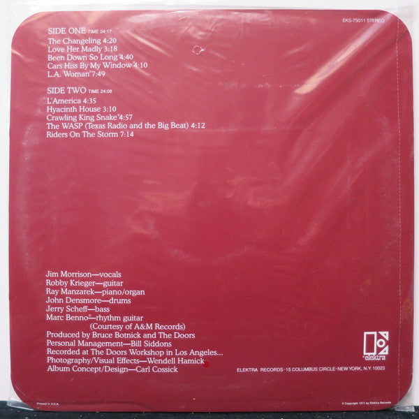 THE DOORS : LA WOMAN LP 180G