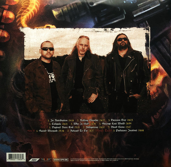 SODOM : DECISION DAY LTD 2LP YELLOW & RED MARBLED VINYL