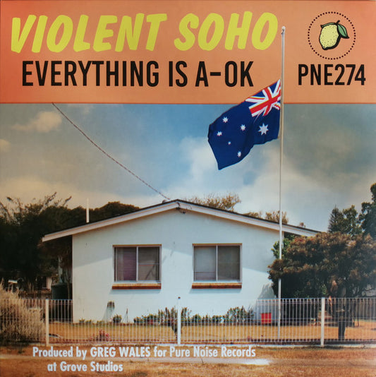 VIOLENT SOHO : EVERYTHING IS A - OK LTD LP 180G COLOURED VINYL