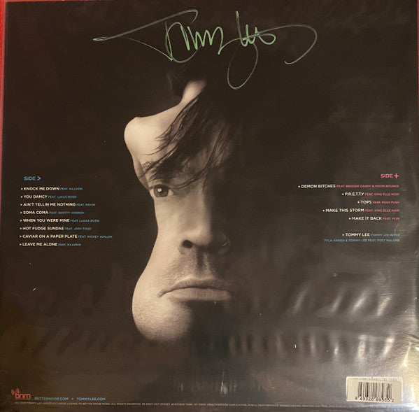 TOMMY LEE : ANDRO LTD LP 180G SIGNED PINK BLUE VINYL