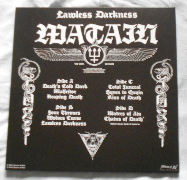 WATAIN : LAWLESS DARKNESS LTD 2LP 180G