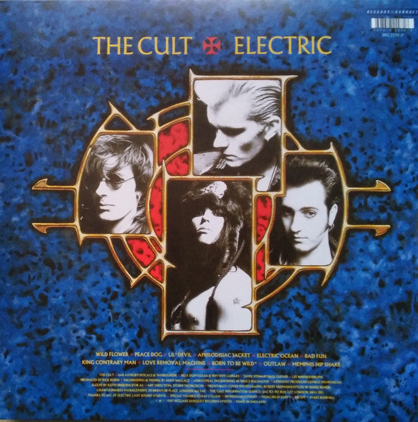 THE CULT : ELECTRIC LTD LP 180G BLUE VINYL