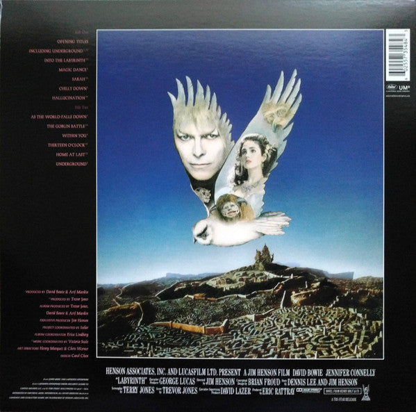 DAVID BOWIE : LABYRINTH ORIGINAL SOUNDTRACK LP 180G