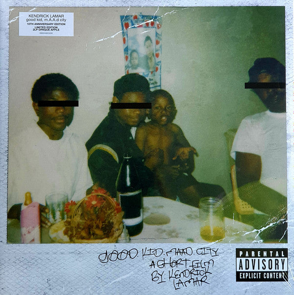 KENDRICK LAMAR : GOOD KID M.A.A.D. CITY LTD 10TH ANNIVERSARY 2LP MILKY CLEAR VINYL