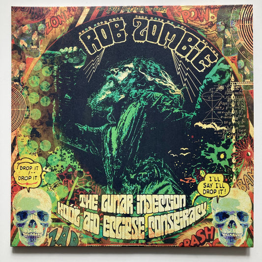 ROB ZOMBIE : THE LUNAR INJECTION KOOL AID ECLIPSE CONSPIRACY LTD LP 180G BOTTLE GREEN BLACK BONE SPLATTER VINYL