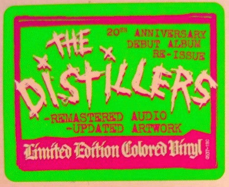 THE DISTILLERS : THE DISTILLERS LTD LP 180G GREEN BLACK PURPLE SPLATTER VINYL