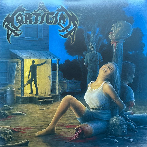 MORTICIAN : CHAINSAW DISMEMBERMENT LTD 2LP 180G BLUE BLACK SPLATTER VINYL