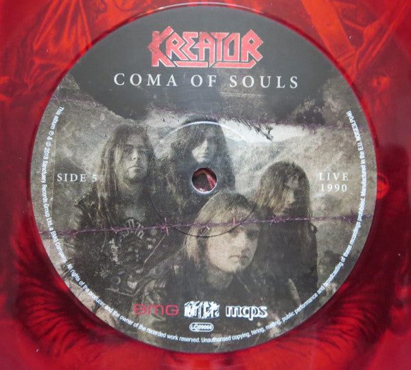 KREATOR : COMA OF SOULS LTD 3LP RED VINYL