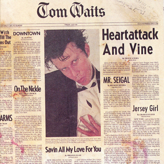 TOM WAITS : HEARTATTACK AND VINE LP 180G