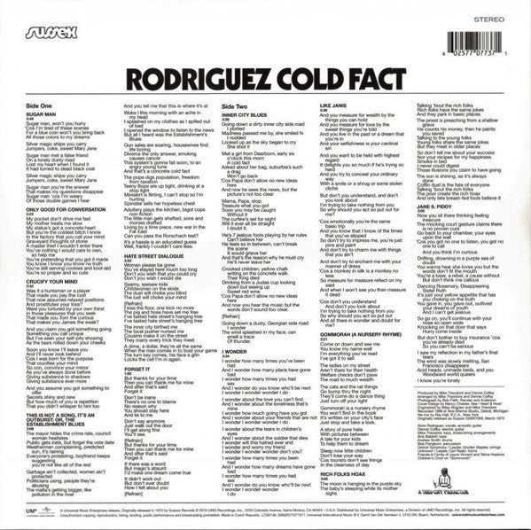 RODRIGUEZ : COLD FACT LP 180G