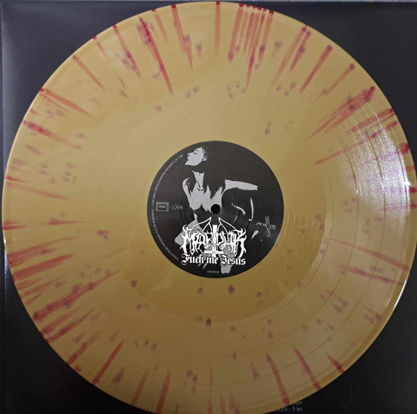 MARDUK : FUCK ME JESUS LTD LP GOLD RED SPLATTER VINYL