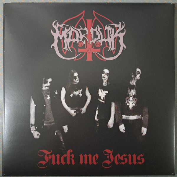 MARDUK : FUCK ME JESUS LTD LP GOLD RED SPLATTER VINYL