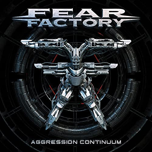 FEAR FACTORY : AGGRESSION CONTINUUM LTD 2LP BLACK BLUE SWIRL VINYL