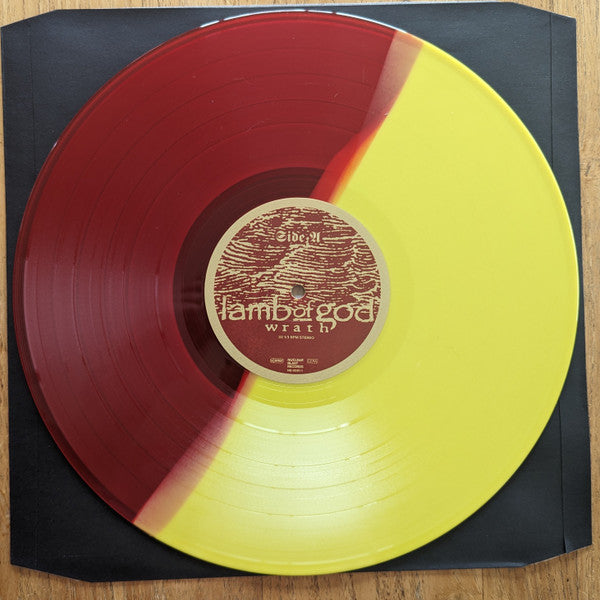 LAMB OF GOD : WRATH LTD LP 180G YELLOW RED SPLIT VINYL