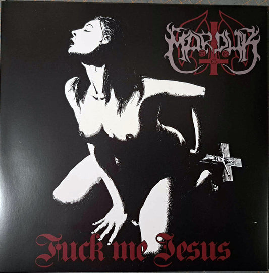 MARDUK : FUCK ME JESUS LTD LP GOLD RED SPLATTER VINYL