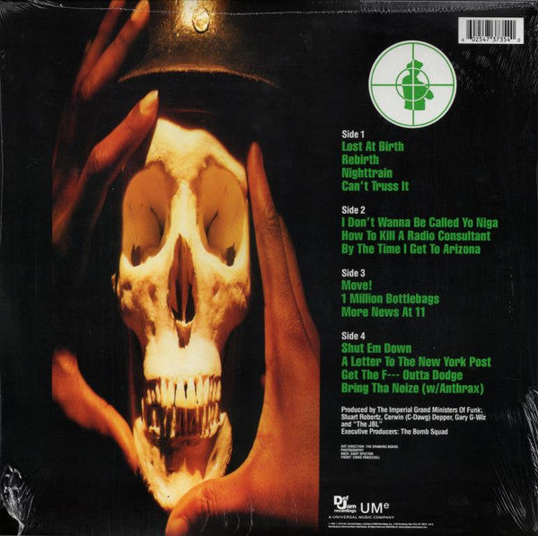 PUBLIC ENEMY : APOCALYPSE 91...THE ENEMY STRIKES BLACK LTD 2LP 180G GREEN VINYL