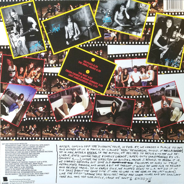 METALLICA : THE $5.98 EP GARAGE DAYS RE REVISITED LP 180G