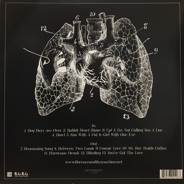 FLORENCE & THE MACHINE : LUNGS LP 180G