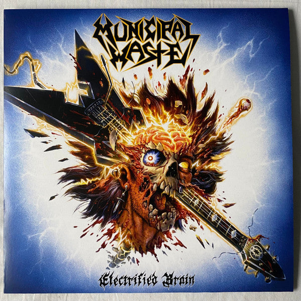 MUNICIPAL WASTE : ELECTRIFIED BRAIN LTD LP ELECTRIC BLUE VINYL