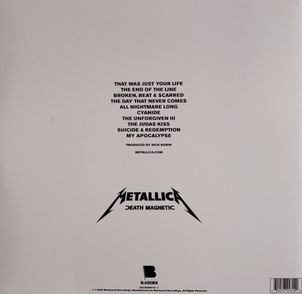 METALLICA : DEATH MAGNETIC 2LP 180G