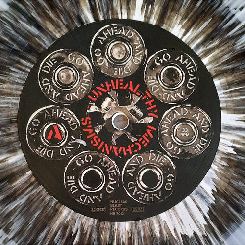 GO AHEAD AND DIE : UNHEALTHY MECHANISMS LTD LP BLACK / WHITE SPLATTER