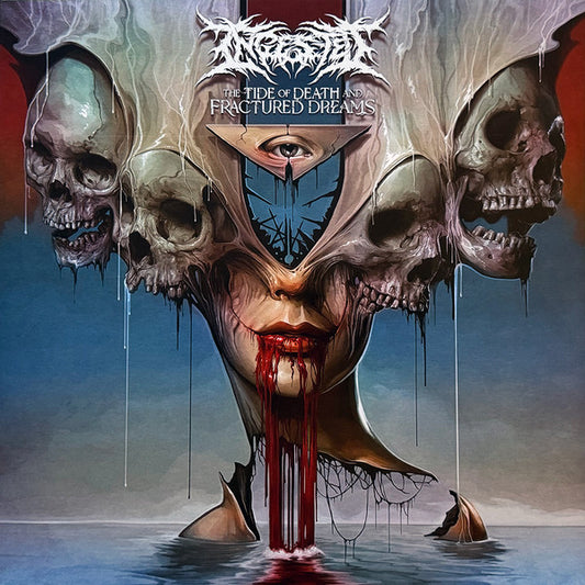 INGESTED : THE TIDE OF DEATH AND FRACTURED DREAMS LTD LP 180G BLOODSHOT VINYL