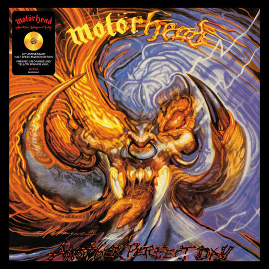 MOTORHEAD : ANOTHER PERFECT DAY LTD 40TH ANNIVERSARY LP 180G ORANGE YELLOW VINYL