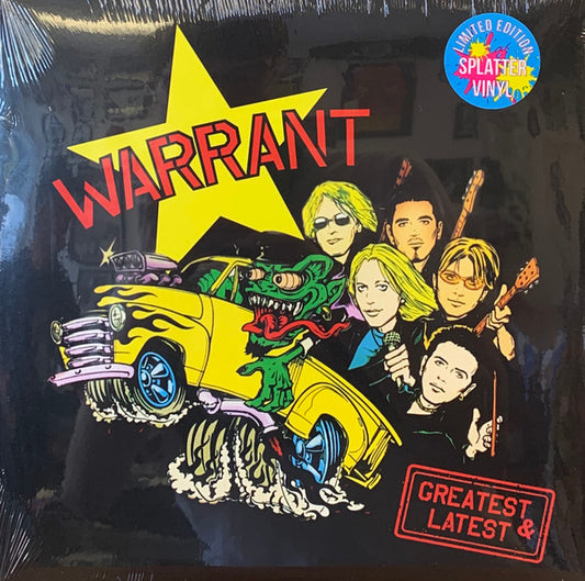 WARRANT : LATEST & GREATEST LTD LP 180G RED WHITE SPLATTER VINYL