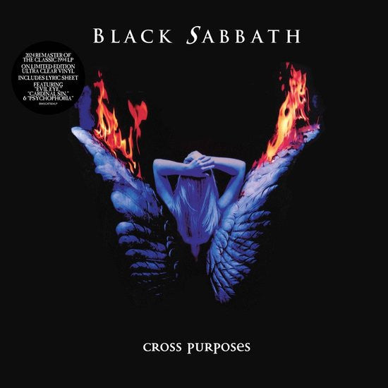 BLACK SABBATH : CROSS PURPOSES LTD LP 180G CLEAR VINYL
