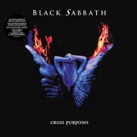 BLACK SABBATH : CROSS PURPOSES LTD LP 180G CLEAR VINYL