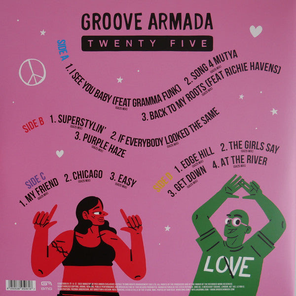 GROOVE ARMADA : TWENTY FIVE 2LP 180G