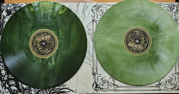 HIGH ON FIRE 🔥 : DEATH IS THE COMMUNION LTD 2LP GREEN GALAXY MERGE VINYL