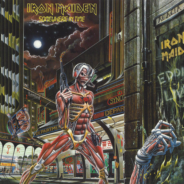 IRON MAIDEN : SOMEWHERE IN TIME LP 180G