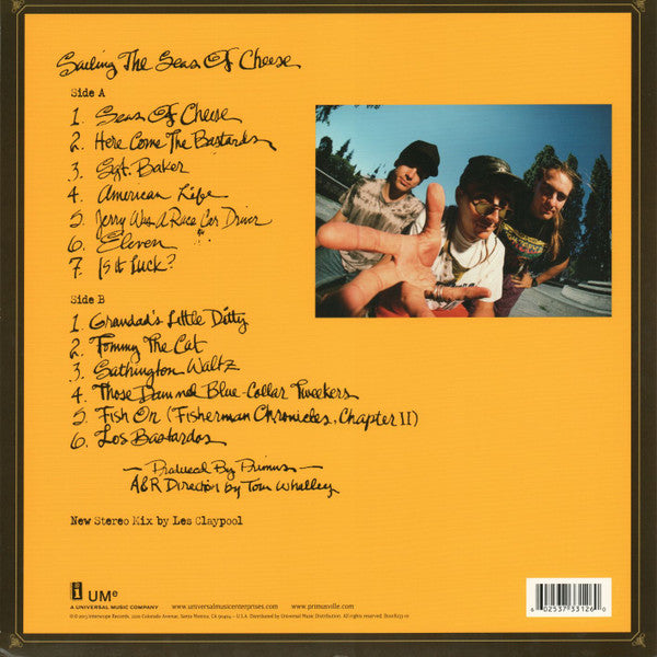 PRIMUS : SAILING THE SEAS OF CHEESE LP 180G