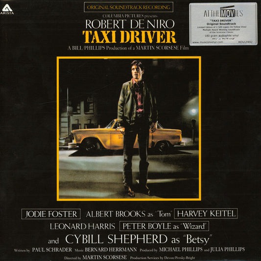 TAXI DRIVER : ORIGINAL SOUNDTRACK LP 180G