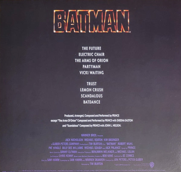 PRINCE : BATMAN OST LP 180G