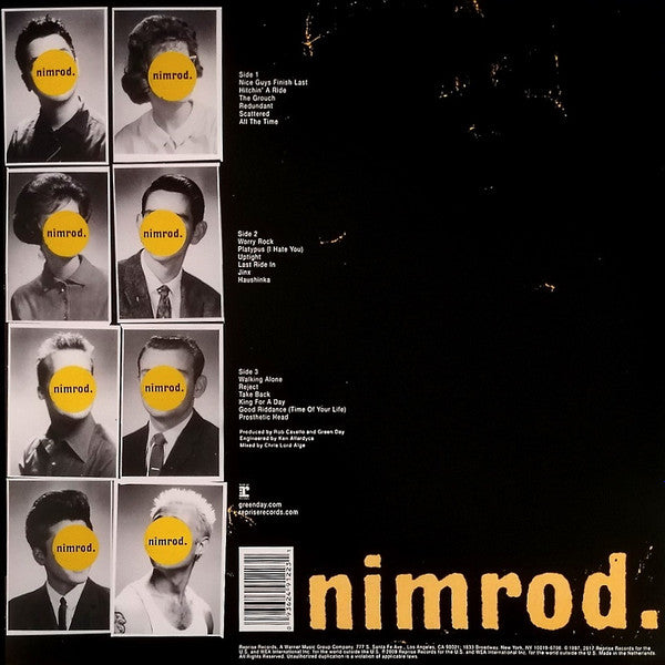 GREEN DAY : NIMROD 2LP 180G