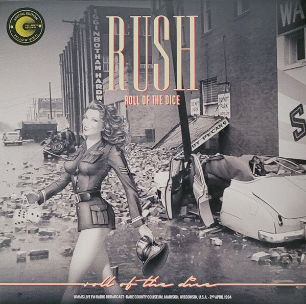 RUSH : ROLL OF THE DICE LTD LP 180G YELLOW VINYL
