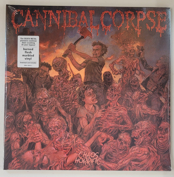 CANNIBAL CORPSE : CHAOS HORRIFIC LTD LP 180G CHARCOAL BROWN MARBLED VINYL