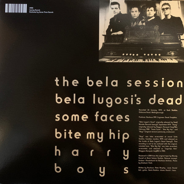 BAUHAUS : THE BELA SESSION LP 180G