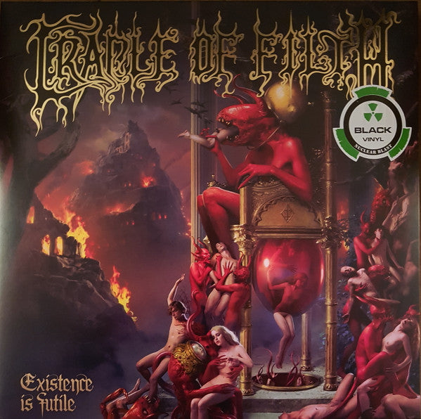 CRADLE OF FILTH : EXISTENCE IS FUTILE LTD 2LP 180G RED VINYL