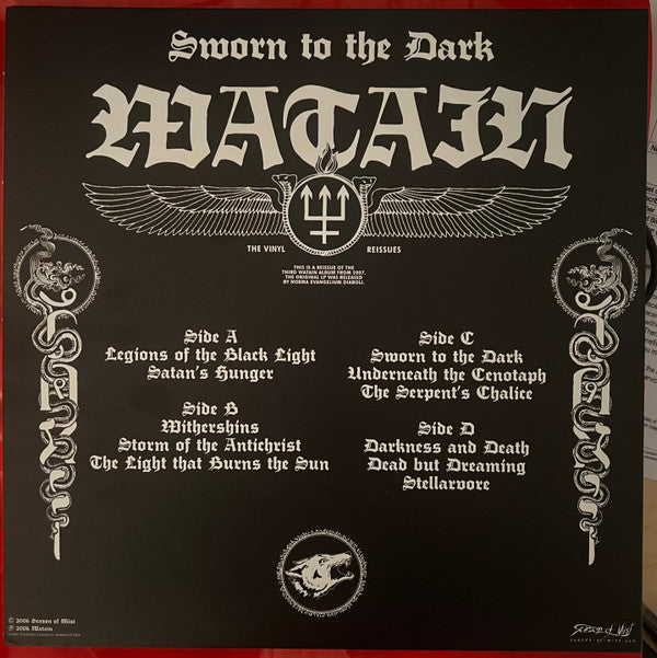 WATAIN : SWORN TO THE DARK 2LP 180G