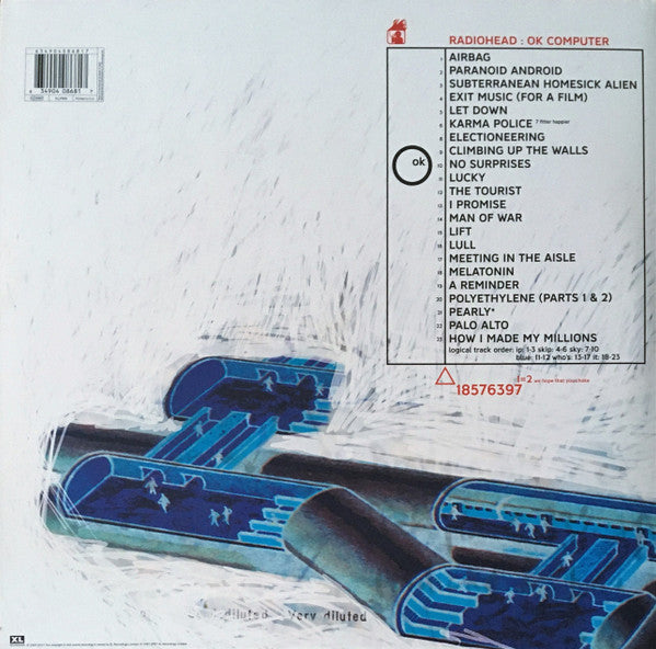 RADIOHEAD : OK COMPUTER OKNOTOK 1997 2017 LTD 3LP 180G
