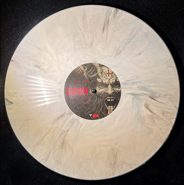 DEICIDE : BANISHED BY SIN LTD LP BLACK & WHITE MARBLED VINYL 🤘