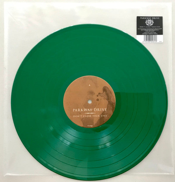 PARKWAY DRIVE : DONT CLOSE YOUR EYES LTD LP 180G OPAQUE GREEN VINYL