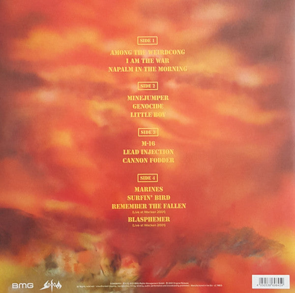 SODOM : M16 LTD 2LP 20TH ANNIVERSARY ORANGE VINYL