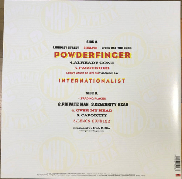 POWDERFINGER : INTERNATIONALIST LP 180G