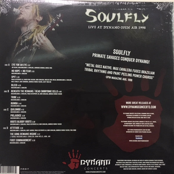SOULFLY : LIVE AT DYNAMO 2LP 180G